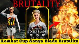 Brutality Kombat Cup Sonya Blade | Faction War Brutal-Ending Gameplay MK Mobile