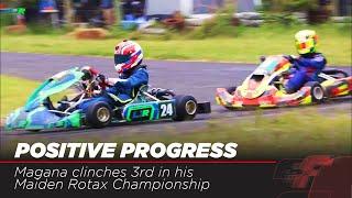 POSITIVE PROGRESS - Magana clinches 3rd in his Maiden Rotax Championship