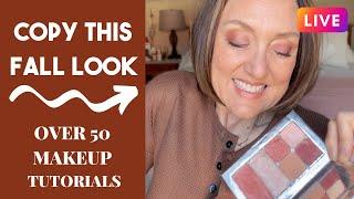 Easy Fall Glam for Over 50 |Warm Earthy Shades | Mature Skin Makeup Tutorial