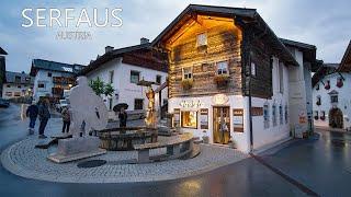 SERFAUS AUSTRIA  -  The Most Beautiful Evening Walk in Tyrol 8K