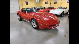 1982 Red Corvette Charcoal Interior T Top For Sale