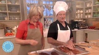 Robin Williams & Martha Stewart Can't Stop Laughing While Cooking Tacos | Martha Stewart