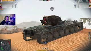 НОВЫЙ ОТВАЛ БАШКИ ОТ БАБХИ ● НАКИДАЛ НА 9К НА FV215b 183 ● WoT Blitz