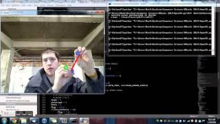 MHacks 2014: OpenCV Color Tracking & Virtual Object Collision