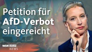 Petition für AFD-Verbot im Bundestag eingereicht: So geht es jetzt weiter | WDR Aktuelle Stunde