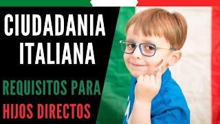 CIUDADANÌA ITALIANA hijo directo [Guia paso a paso]