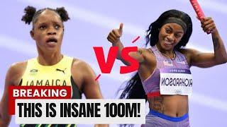 Tia Clayton FINALLY Battles Sha’Carri Richardson || Women’s 100 Meters – 2024 Zurich Diamond League