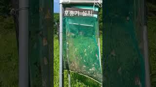 초저가 포충기 제작 설치 하세요 #산초나무 #포충기