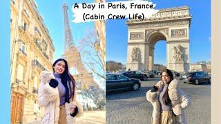 Cabin Crew Layover in Paris (Eiffle Tower, Arc de Triomphe, Louvre)