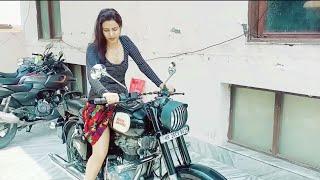 bullet 350 revving black top yellow heels (requested video)