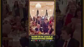 Trump, Elon Musk Groove Together As They Celebrate Thanksgiving At Mar-a-Lago | WION Shorts