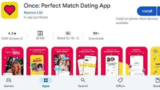 How To Install Once Perfect Match Dating App's | How To Download Once Perfect Match Dating App's