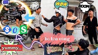 Phúc ĐầuTo, MẫnHuyết ÁP, Quốc Bẻm hú vía vì món Bò lửa vàng của Thiết?