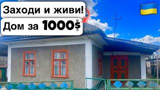  Заходи и живи! Дом в селе за 1000$ Продажа недвижимости за копейки! Всё есть Уютное тихое село!