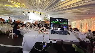 Amsta Sounds 0772457122 provided PA System and music at this well decorated wedding