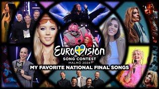 My Favorite Eurovision 2024 National Final Songs