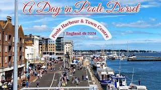 A day in Poole England. Summer 2024 4k.