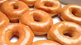 Homemade Glazed Doughnuts (Krispy Kreme glazed donuts) Best Donuts Recipe