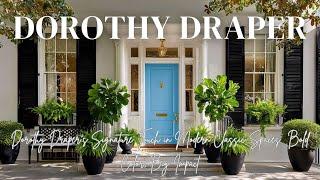 Dorothy Draper’s Signature Touch in Modern Classic Spaces | Bold Color, Big Impact