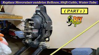 Replace Mercruiser alpha one gen 1(2) outdrive bellows - PART 1