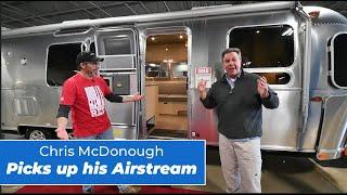 Chris McDonough of The Interview Room picks up his Airstream