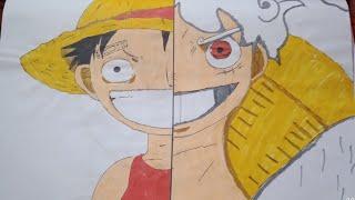 drawing monkey d luffy tutorial must watch