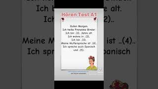 #20 || Hören A1 || Deutsch-Test für Zuwanderer