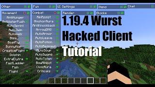 How to get Wurst Hacked client for Minecraft 1.19.4