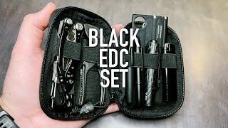 ЧЁРНЫЙ EDC НАБОР - Компактно и функционально | ALL BLACK EDC