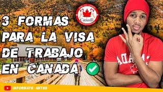 Como Conseguir una Visa de Trabajo a Canada en 3 Pasos ?