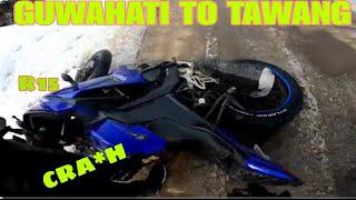 Bike Crash ho gaya at Tawang ride || crossing the deadly Sella pass || Tawang vlog 2023