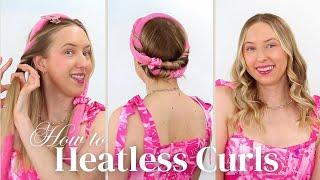 How to do Heatless Curls Tutorial | BEGINNER FRIENDLY