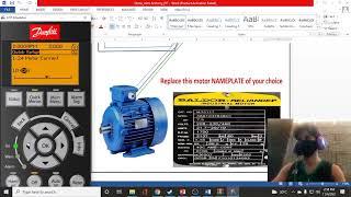 VFD Wiring and Programming using Danfoss LCP Simulator