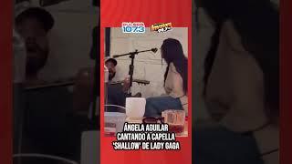 Ángela Aguilar cantando cover de Lady Gaga | Pulsar107.3