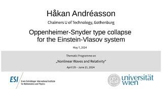 Håkan Andréasson - Oppenheimer-Snyder type collapse for the Einstein-Vlasov system