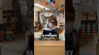 КОТИКИ НА УРОКЕНаш тгк: КотямбикЛоки #cat #школа #котики