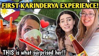 HUNGARIAN SISTER LOVES FILIPINO FOOD! First Karinderya Experience & Surprising Local Flavors!