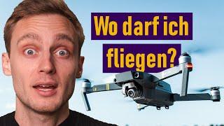 Wo darf man Drohne fliegen? Die App Droniq zeigt alle Flugverbotszonen