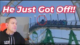 Lets Talk Restraint failure at Castles N Coasters on the Desert Storm Rollercoaster