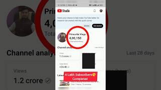 Youtube Journey | Finally 4 Lakh Subscribers Completed |