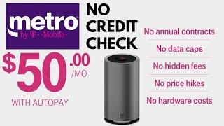 Metro By T-Mobile Offers 5G Home Internet Services// No Credit Check