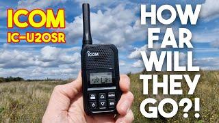 Icom IC-U20SR Ultimate range tests!!!