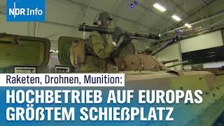 Schießplatz "WTD91": Wie der Ukraine-Krieg deutsche Waffentests beeinflusst | NDR Info