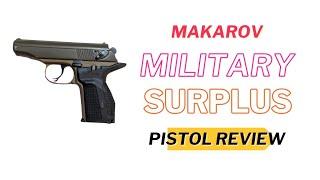 Makarov military surplus pistol review