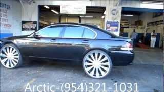 AceWhips.NET- Arctic Customs- BMW 7-Series on 28" Bentchis