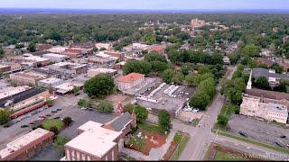 Drone Video of Downtown Florence, Alabama #1