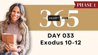 Day 033 Exodus 10-12 | Daily One Year Bible Study | Audio Bible Reading with Commentary