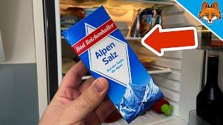 DESHALB sollte JEDER Salz in seinen Kühlschrank stellen  (GENIALER Trick) 