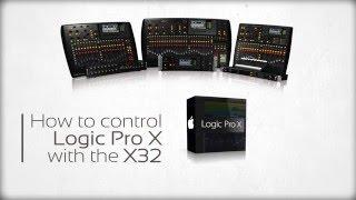 Control LOGIC PRO X With the Behringer X32 - MIDI Assign