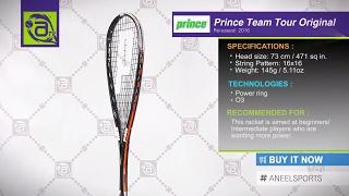 PRINCE Team Tour Orignal 750 Squash Racket Review - AneelSports.com